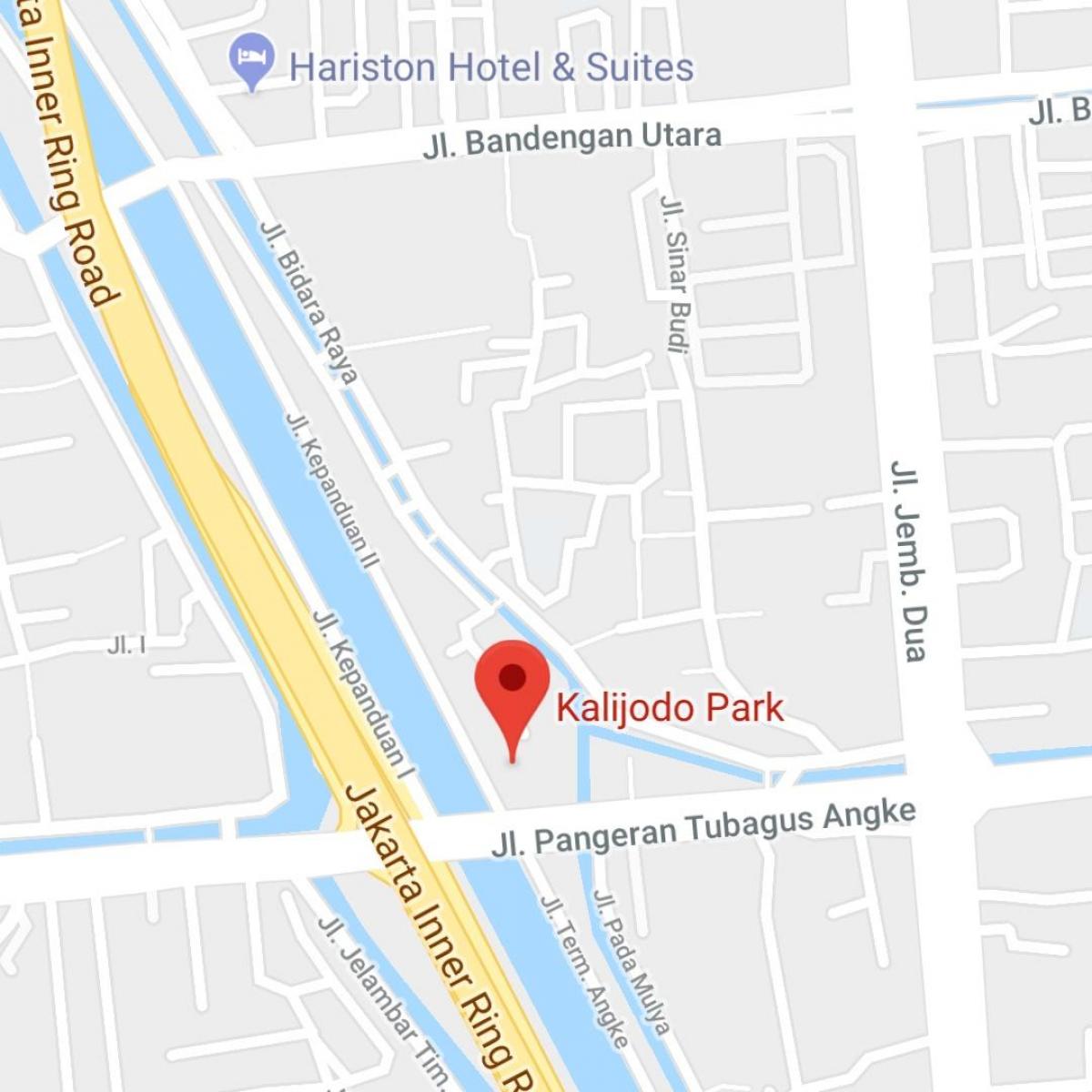 નકશો kalijodo Jakarta