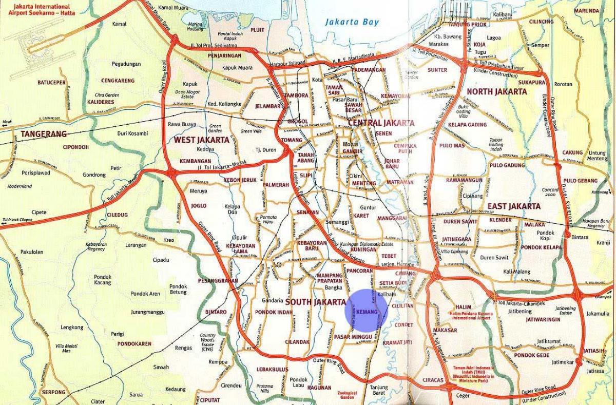 નકશો kemang Jakarta