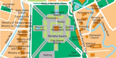 નકશો ઓફિસ Jakarta
