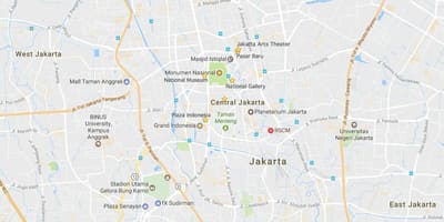 નકશો સ્ટોર Jakarta