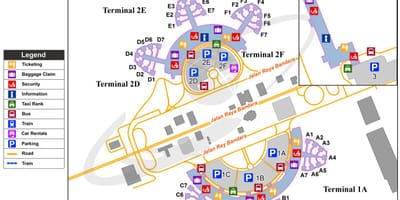 Cgk એરપોર્ટ નકશો