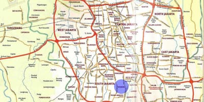 નકશો kemang Jakarta