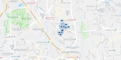 નકશો kuningan Jakarta