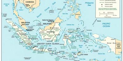 જકાર્તા ઇન્ડોનેશિયા વિશ્વના નકશા